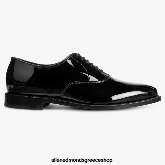 άνδρες Allen Edmonds μονόχρωμο παπούτσι oxford φόρεμα carlyle μαύρη πατέντα DFSD547