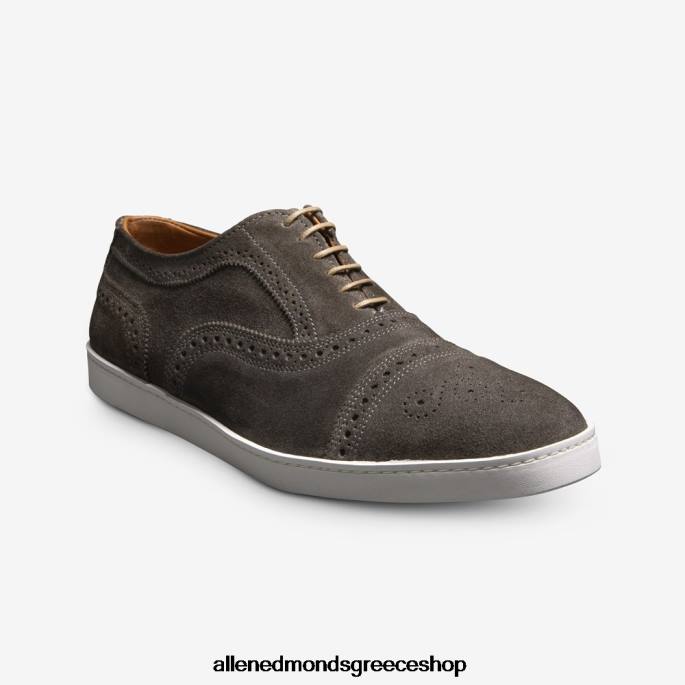 άνδρες Allen Edmonds κορδόνι σουέντ oxford sneaker γκρί DFSD528