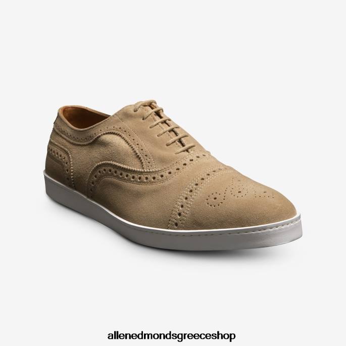 άνδρες Allen Edmonds κορδόνι σουέντ oxford sneaker οστό DFSD5286