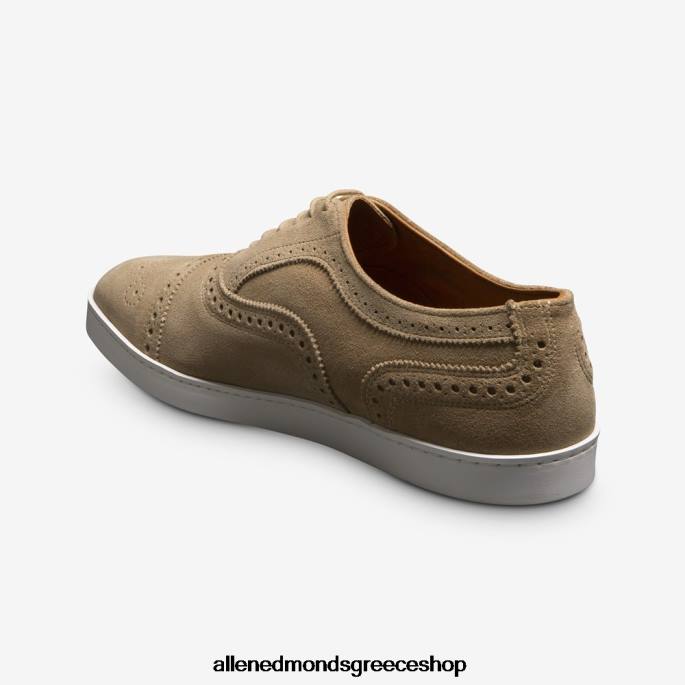 άνδρες Allen Edmonds κορδόνι σουέντ oxford sneaker οστό DFSD5286