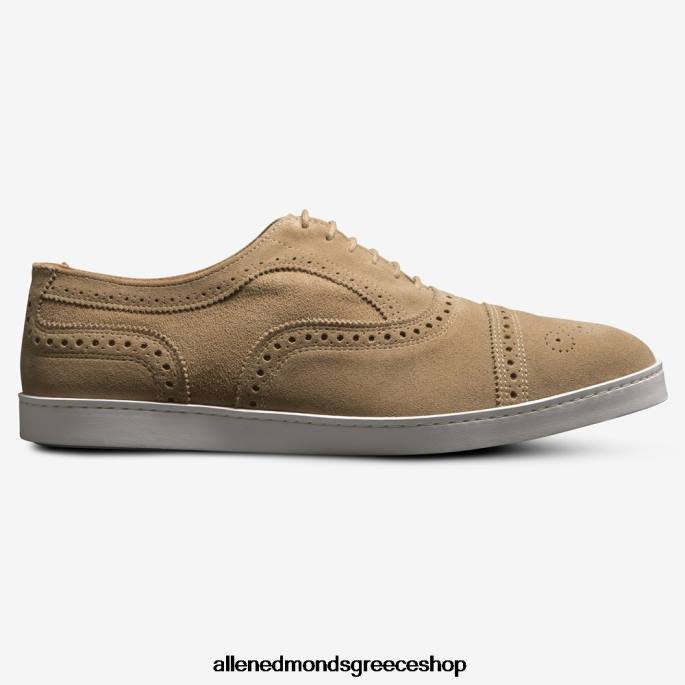 άνδρες Allen Edmonds κορδόνι σουέντ oxford sneaker οστό DFSD5286