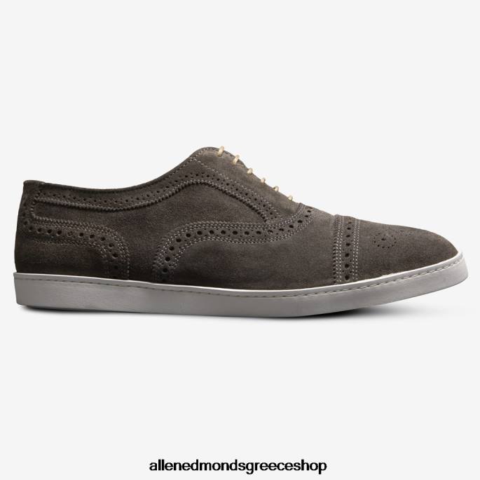 άνδρες Allen Edmonds κορδόνι σουέντ oxford sneaker γκρί DFSD528