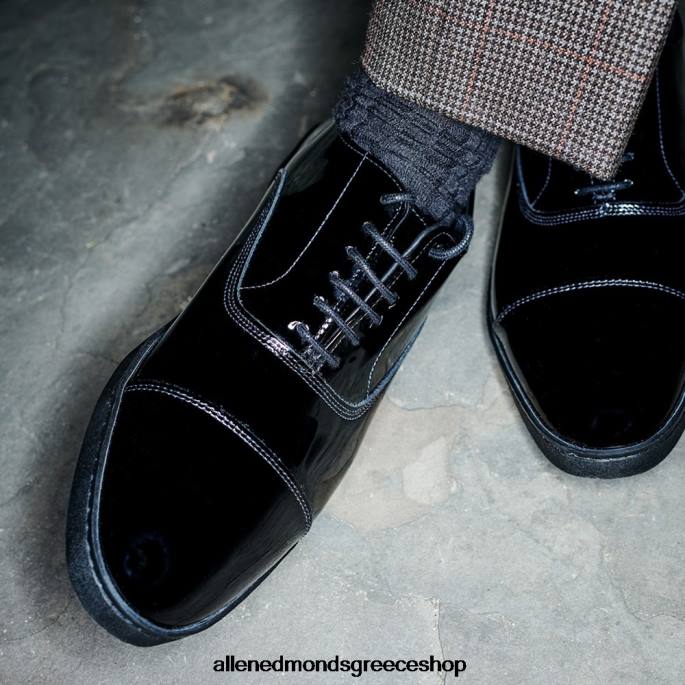 άνδρες Allen Edmonds sneaker με φόρεμα park avenue oxford μαύρο λουστρίνι DFSD526