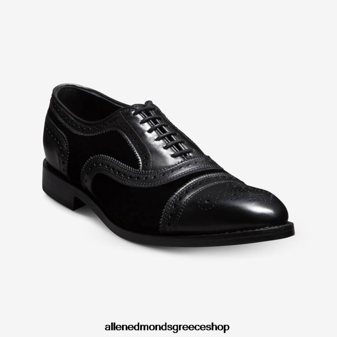 άνδρες Allen Edmonds παπούτσι με φόρεμα oxford Μαύρο βελούδο DFSD5103