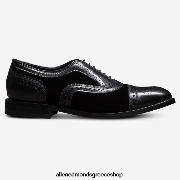 άνδρες Allen Edmonds παπούτσι με φόρεμα oxford Μαύρο βελούδο DFSD5103