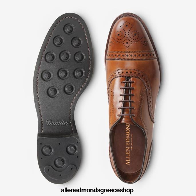 άνδρες Allen Edmonds παπούτσι με φόρεμα τύπου oxford με σόλα από νταινίτη καρυδιά καφέ DFSD5288