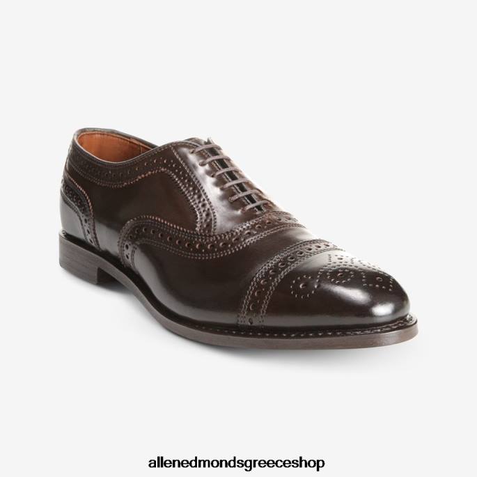 άνδρες Allen Edmonds παπούτσι με φόρεμα τύπου oxford καφέ κορδοβάνι DFSD5294