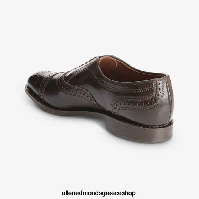 άνδρες Allen Edmonds παπούτσι με φόρεμα τύπου oxford καφέ κορδοβάνι DFSD5294