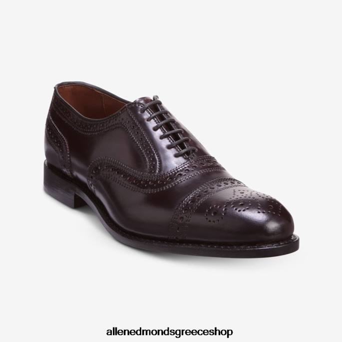 άνδρες Allen Edmonds παπούτσι με φόρεμα τύπου oxford μπορντό κορδοβάν DFSD5295