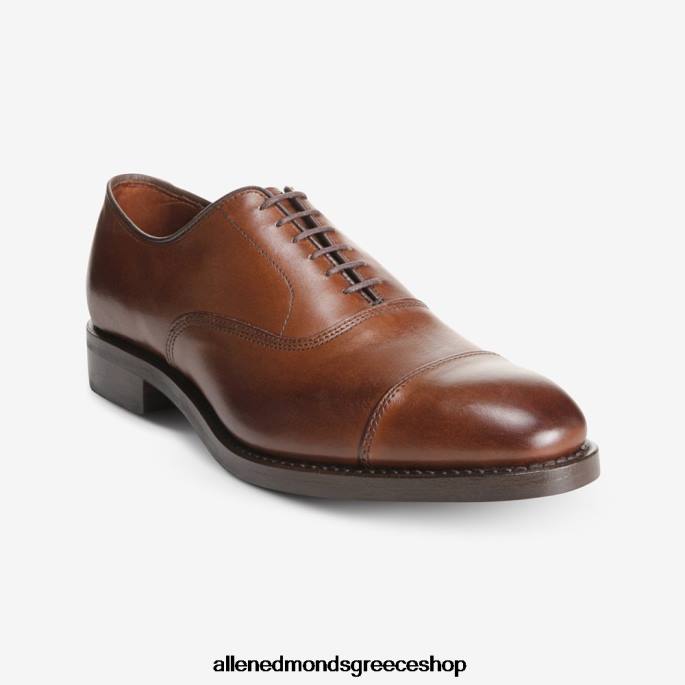 άνδρες Allen Edmonds παπούτσι oxford φόρεμα park avenue cap-toe με σόλα dainite καφέ καφέ DFSD5236