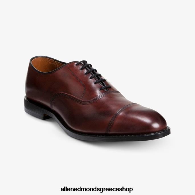 άνδρες Allen Edmonds παπούτσι με φόρεμα park avenue oxford dress cap-toe μπορντό DFSD516