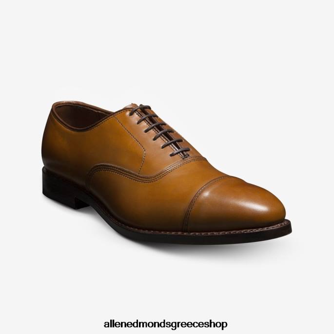 άνδρες Allen Edmonds παπούτσι με φόρεμα park avenue oxford dress cap-toe καρυδιά καφέ DFSD541