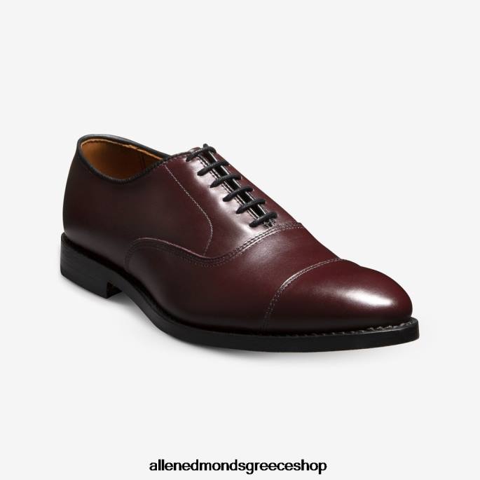 άνδρες Allen Edmonds παπούτσι με φόρεμα park avenue oxford dress cap-toe μπορντό δέρμα DFSD545