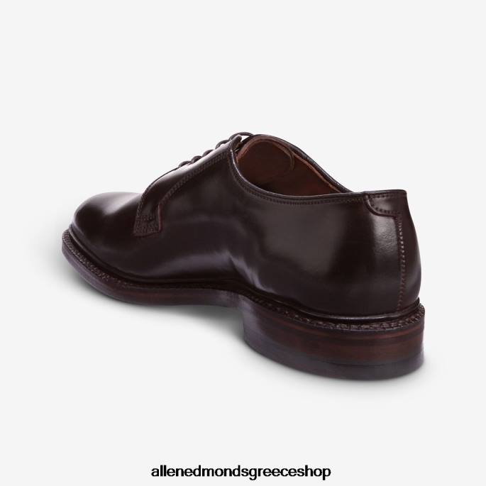 άνδρες Allen Edmonds Leeds shell Cordovan ντέρμπι φόρεμα παπούτσι καφέ κορδοβάνι DFSD5403