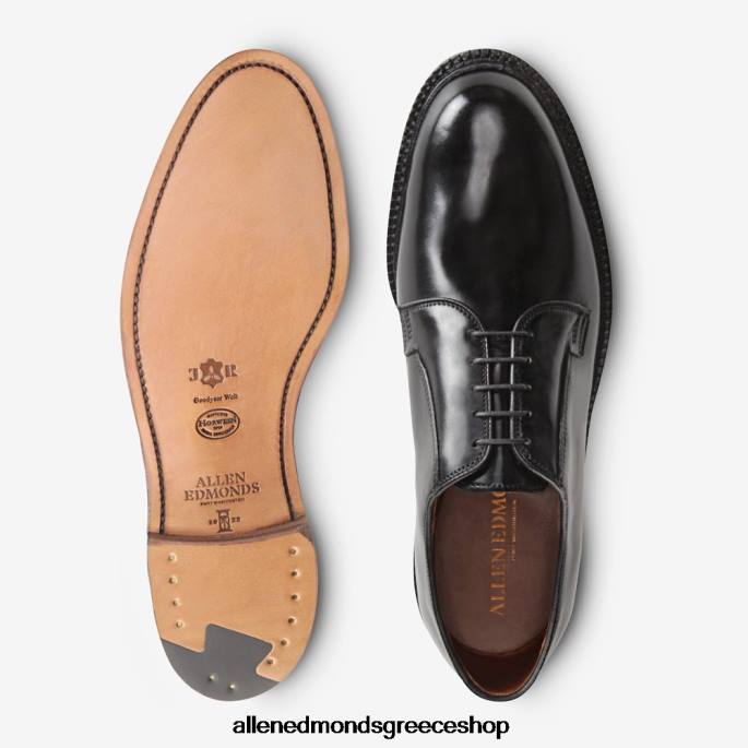 άνδρες Allen Edmonds Leeds shell Cordovan ντέρμπι φόρεμα παπούτσι μαύρο κορδοβάνι DFSD580