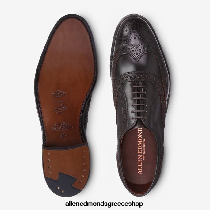 άνδρες Allen Edmonds φόρεμα με κέλυφος cambridge cordovan καφέ DFSD5325