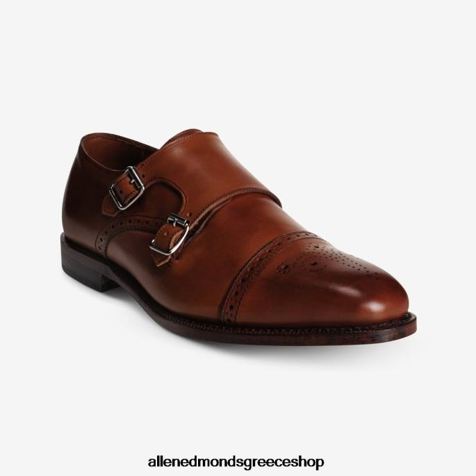 άνδρες Allen Edmonds αγ. john's double monk strap φόρεμα παπούτσι σκούρο τσίλι DFSD5358