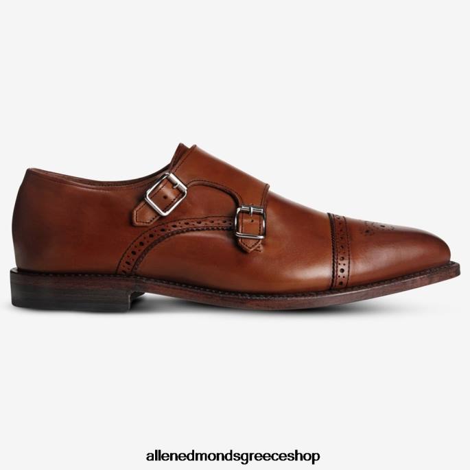 άνδρες Allen Edmonds αγ. john's double monk strap φόρεμα παπούτσι σκούρο τσίλι DFSD5358