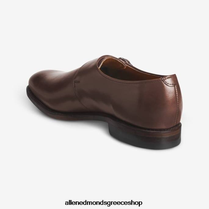 άνδρες Allen Edmonds Πλύμουθ μονό μοναχικό λουράκι φόρεμα παπούτσι καφέ καφέ DFSD5120