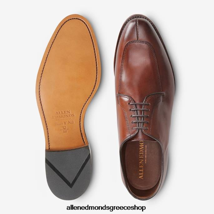 άνδρες Allen Edmonds παπούτσι φόρεμα delray blucher σκούρο τσίλι DFSD5374