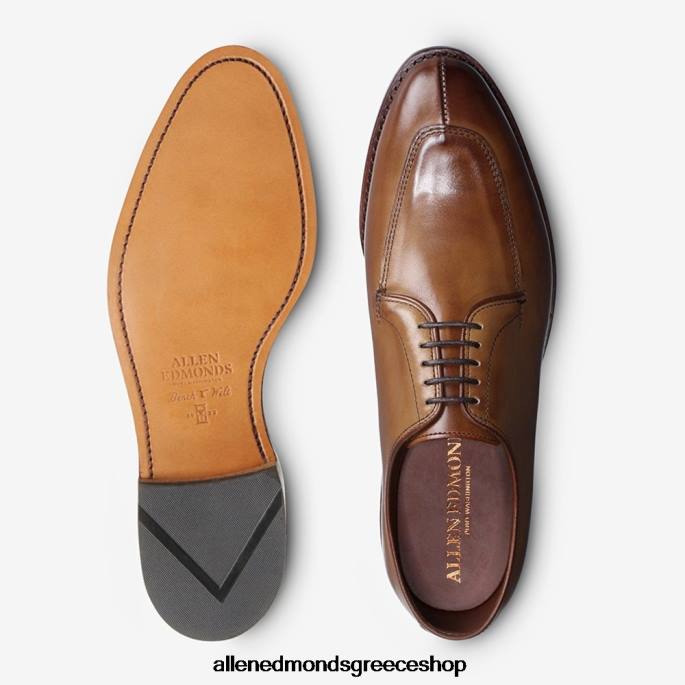 άνδρες Allen Edmonds παπούτσι φόρεμα delray blucher καρυδιά καφέ DFSD5375