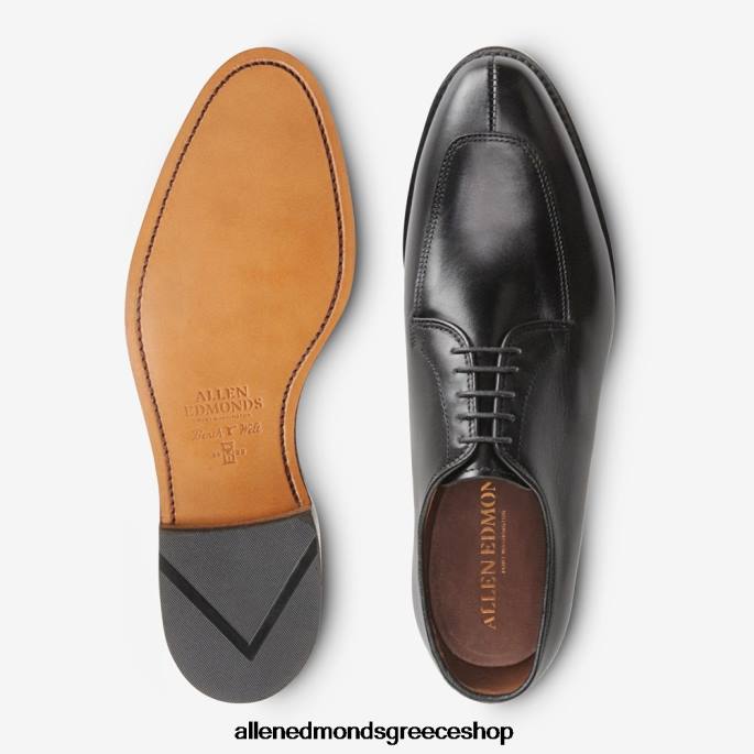 άνδρες Allen Edmonds παπούτσι φόρεμα delray blucher μαύρος DFSD567