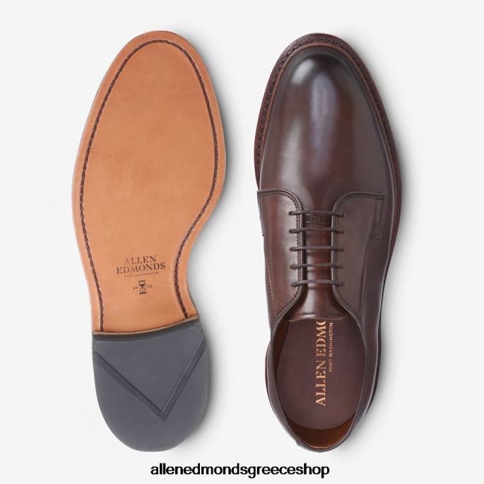 άνδρες Allen Edmonds φόρεμα leeds μονόχρωμο παπούτσι blucher πούρο DFSD573