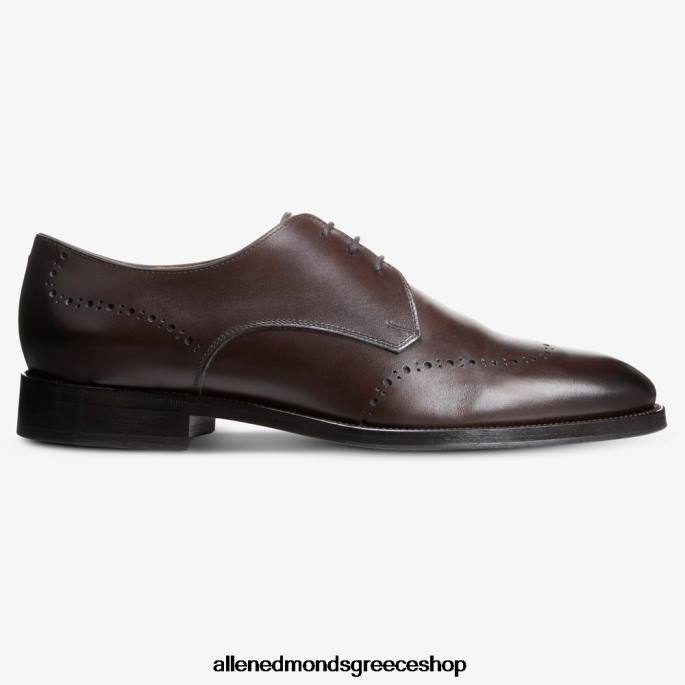 άνδρες Allen Edmonds παπούτσι lucca derby φόρεμα σκούρο καφέ DFSD5319