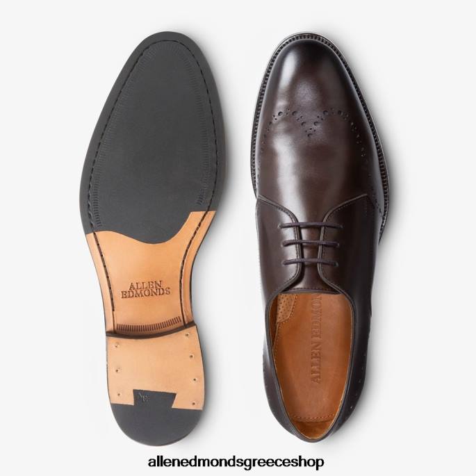 άνδρες Allen Edmonds παπούτσι lucca derby φόρεμα σκούρο καφέ DFSD5319