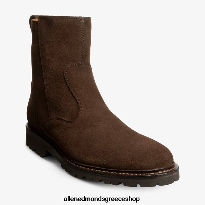 άνδρες Allen Edmonds Discovery moto boot καφέ σουέτ DFSD5428