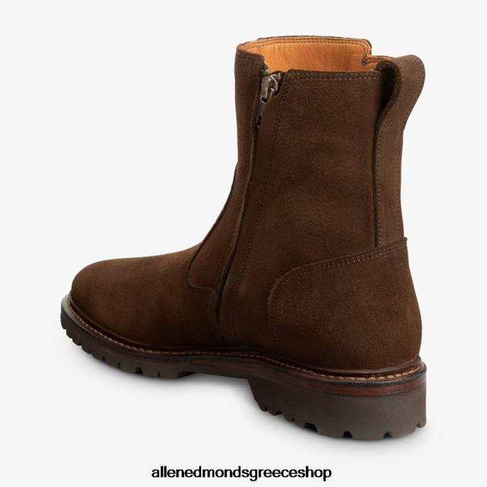 άνδρες Allen Edmonds Discovery moto boot καφέ σουέτ DFSD5428