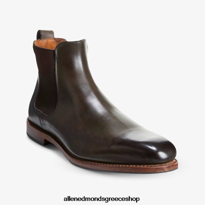 άνδρες Allen Edmonds μποτάκι φόρεμα liverpool chelsea ελιά DFSD5104