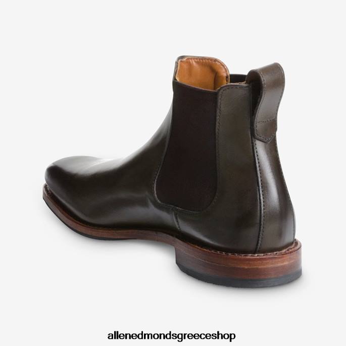 άνδρες Allen Edmonds μποτάκι φόρεμα liverpool chelsea ελιά DFSD5104