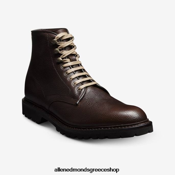 άνδρες Allen Edmonds Χίγκινς μύλος ποδοσφαίρου μπότα κόκκων καφέ DFSD589