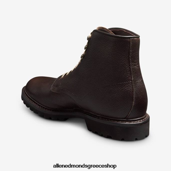 άνδρες Allen Edmonds Χίγκινς μύλος ποδοσφαίρου μπότα κόκκων καφέ DFSD589