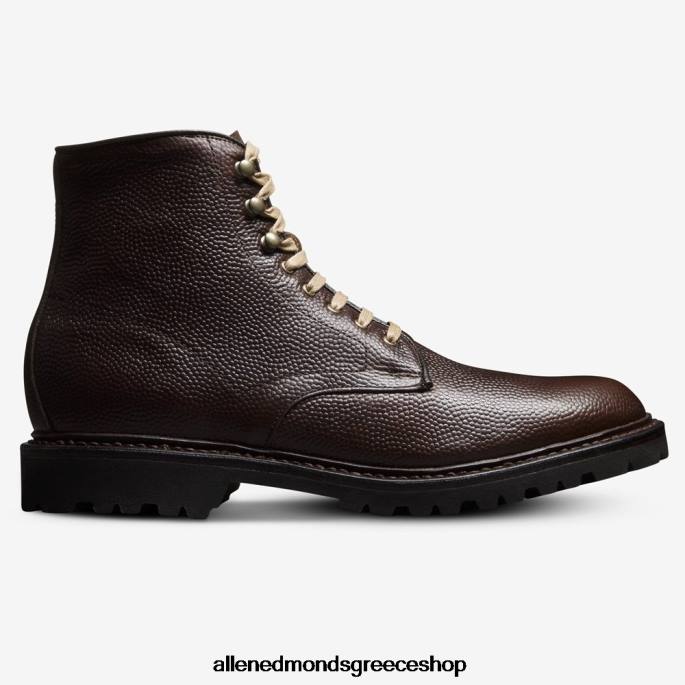 άνδρες Allen Edmonds Χίγκινς μύλος ποδοσφαίρου μπότα κόκκων καφέ DFSD589