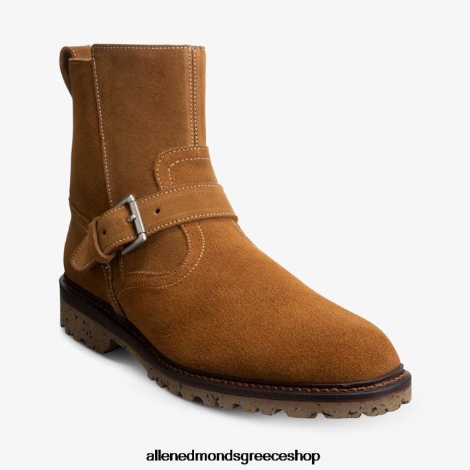 άνδρες Allen Edmonds Discovery suede moto μποτάκι από τον Armando Cabral κονιάκ DFSD5129