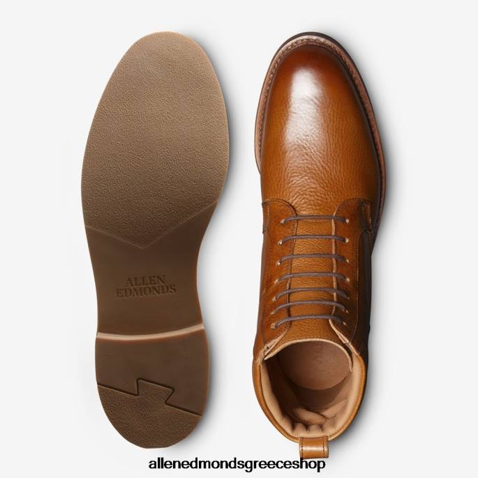 άνδρες Allen Edmonds μπότα denali δέρμα κονιάκ DFSD5151