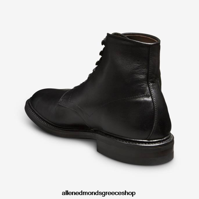 άνδρες Allen Edmonds αδιάβροχη μπότα higgins mill μαύρο γερμανικό δέρμα DFSD5281