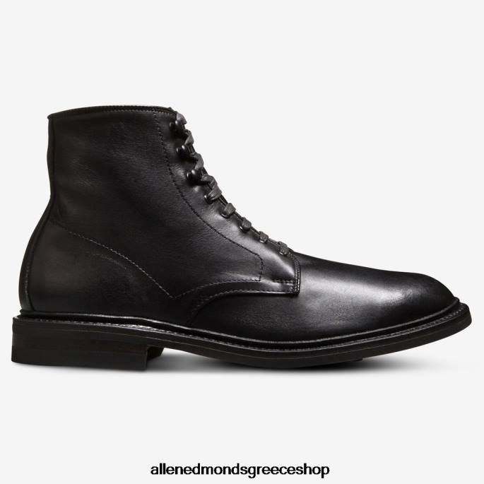 άνδρες Allen Edmonds αδιάβροχη μπότα higgins mill μαύρο γερμανικό δέρμα DFSD5281