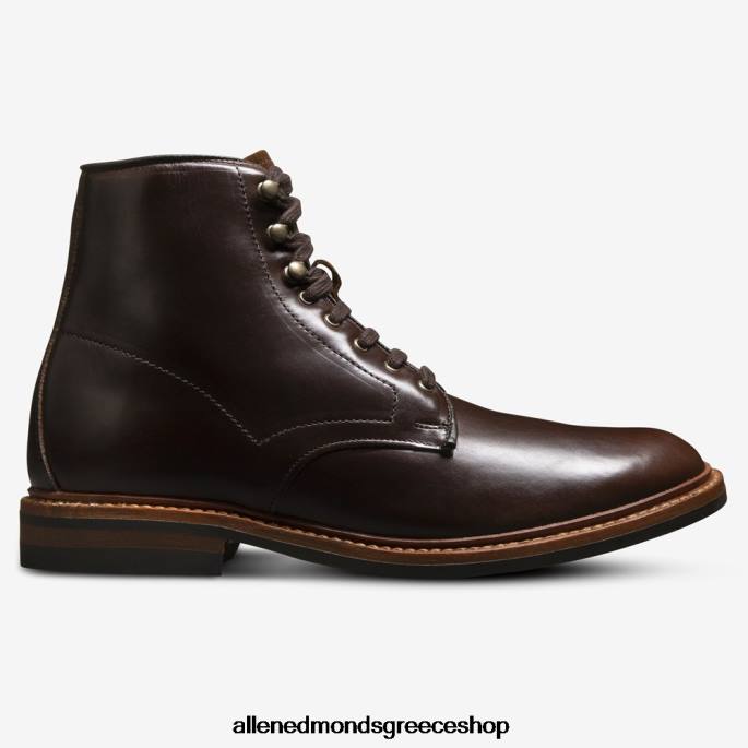 άνδρες Allen Edmonds αδιάβροχη μπότα higgins mill καφέ δέρμα chromexcel DFSD5282