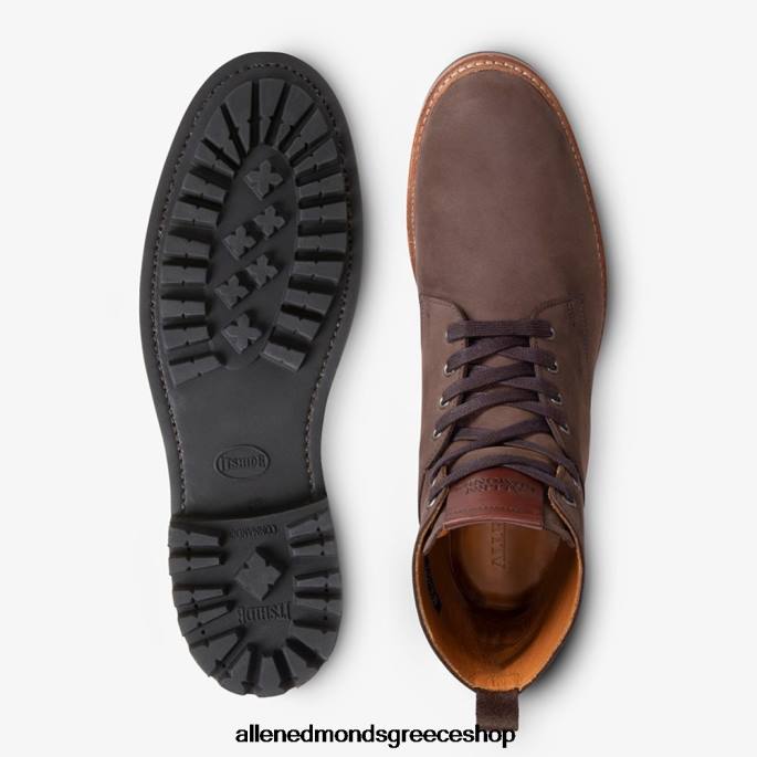 άνδρες Allen Edmonds Τσάπμαν αδιάβροχη μπότα μάχης καφέ σουέτ DFSD5405