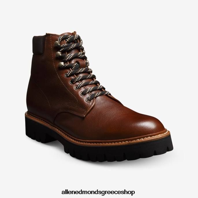 άνδρες Allen Edmonds Higgins mill μπότα πεζοπόρου μαυρισμένο δέρμα DFSD5476