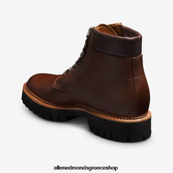 άνδρες Allen Edmonds Higgins mill μπότα πεζοπόρου μαυρισμένο δέρμα DFSD5476