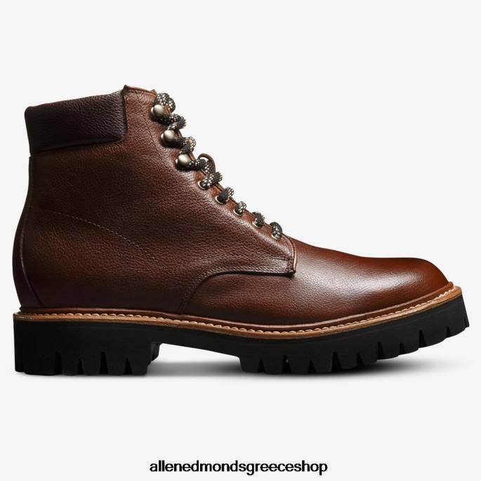 άνδρες Allen Edmonds Higgins mill μπότα πεζοπόρου μαυρισμένο δέρμα DFSD5476