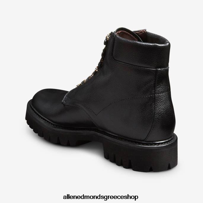 άνδρες Allen Edmonds Higgins mill μπότα πεζοπόρου μαύρο δέρμα DFSD5477