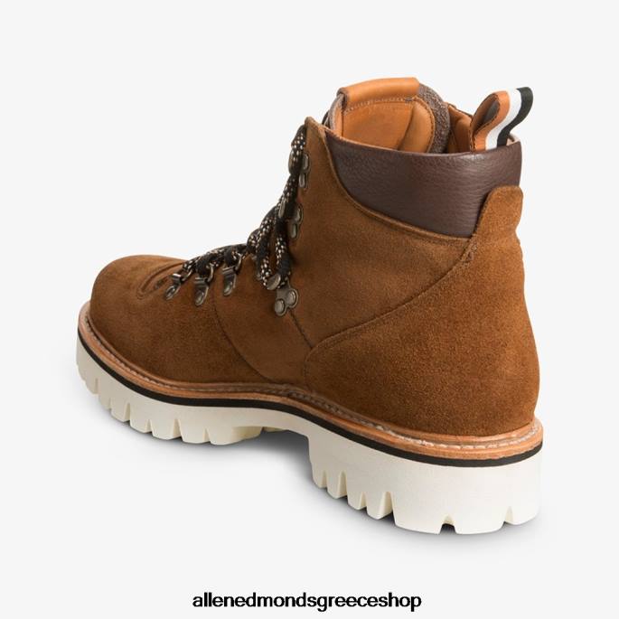 άνδρες Allen Edmonds aspen suede hiker αδιάβροχη μπότα ωτίδας χυμό καφέ σουέτ DFSD5118