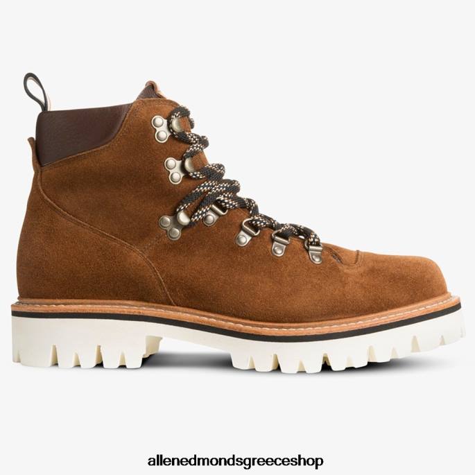 άνδρες Allen Edmonds aspen suede hiker αδιάβροχη μπότα ωτίδας χυμό καφέ σουέτ DFSD5118