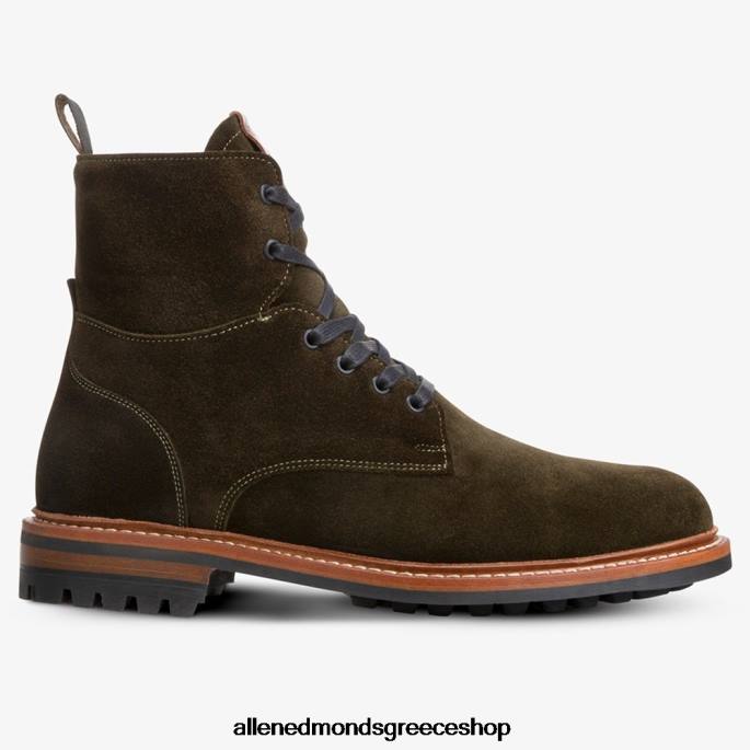 άνδρες Allen Edmonds μποτάκι μάχης chapman suede, ανθεκτικό στις καιρικές συνθήκες πράσινος DFSD5102