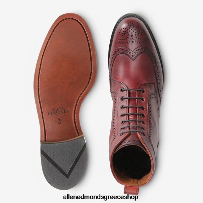 άνδρες Allen Edmonds dalton μποτάκι φόρεμα με φτερό oxblood DFSD5106